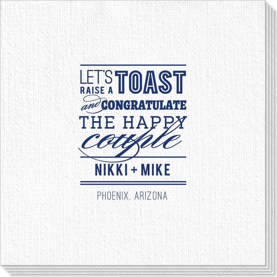 Let's Raise a Toast Deville Napkins